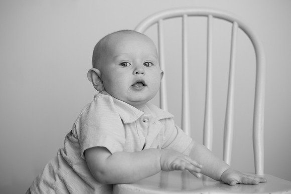 Liam 9mth B&W-24