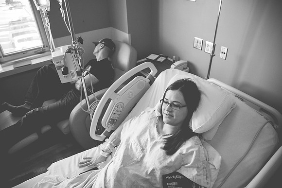 Torryn Birth B&W-77