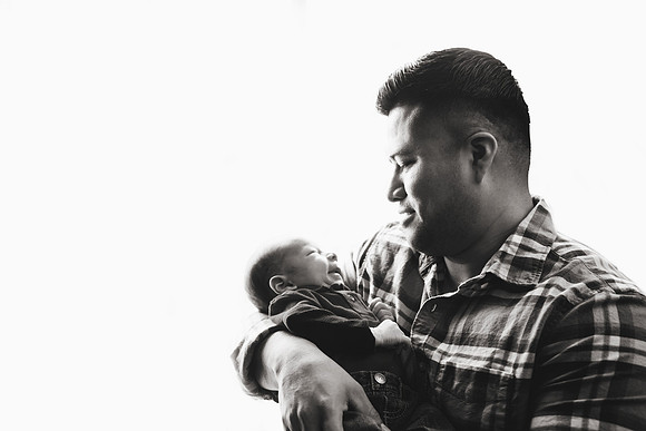 Mateo NB Familyb&w