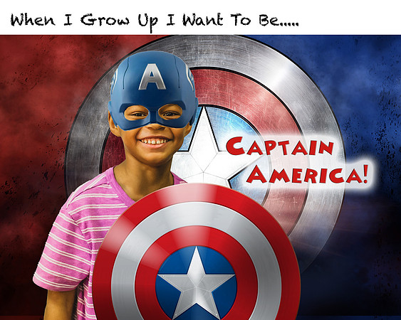 Elijah Sanford- Captain America
